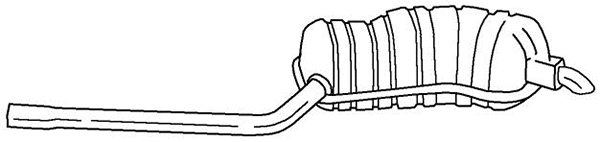 Rear Muffler (10671)