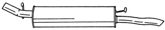 Rear Muffler (40635)