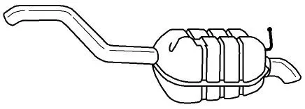 Rear Muffler (61627)