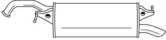 Rear Muffler (44644)
