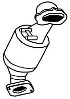 Soot/Particulate Filter, exhaust system (16102)