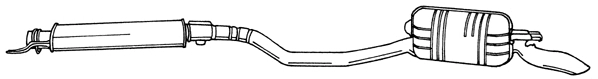 Rear Muffler (13627)