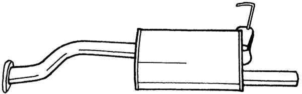 Rear Muffler (23608)