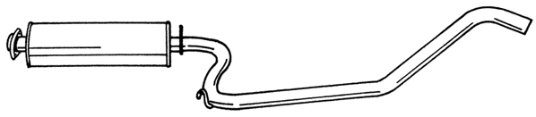 Centre Muffler (40451)