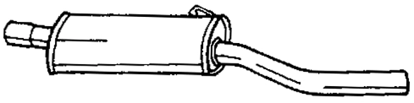Rear Muffler (25610)