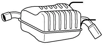 Rear Muffler (41636)