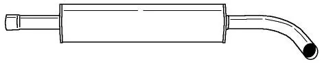 Centre Muffler (22427)
