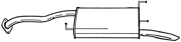 Rear Muffler (38650)