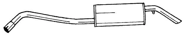 Rear Muffler (25637)