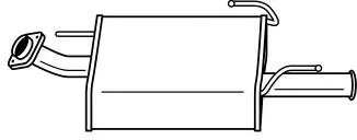 Rear Muffler (38618)