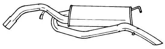 Rear Muffler (25607)