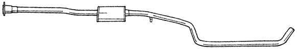 Centre Muffler (25449)