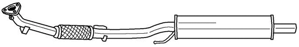 Front Muffler (22303)