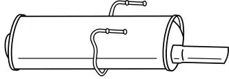 Rear Muffler (45614)