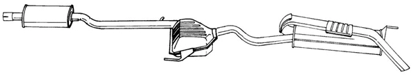 Rear Muffler (13632)
