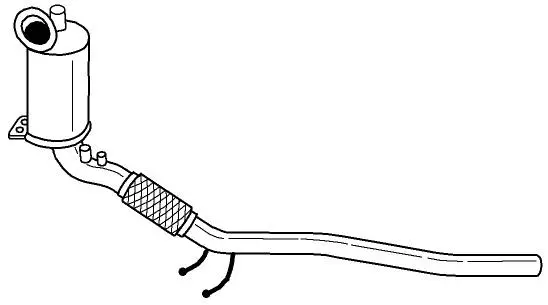 Soot/Particulate Filter, exhaust system (61107)