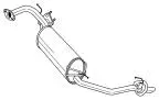 Rear Muffler (23644)
