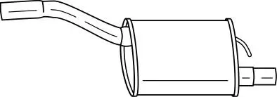 Rear Muffler (26612)