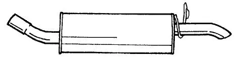 Rear Muffler (25641)