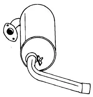 Rear Muffler (44604)