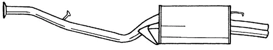 Rear Muffler (23618)