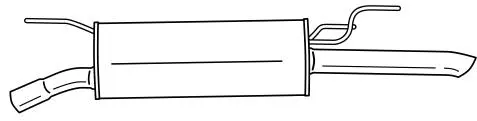 Rear Muffler (40681)