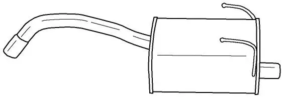 Rear Muffler (12648)
