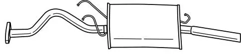 Rear Muffler (23611)