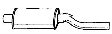 Centre Muffler (12480)