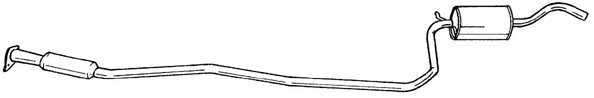 Centre Muffler (25411)