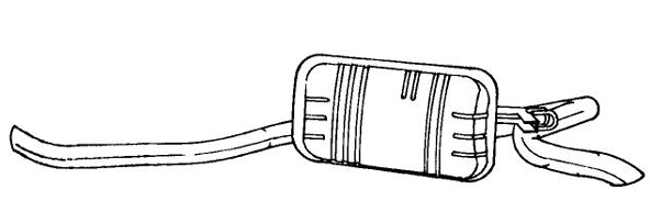 Rear Muffler (13643)