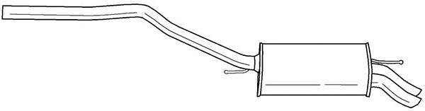 Rear Muffler (61633)