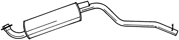 Rear Muffler (37600)