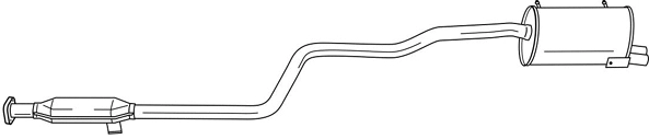 Rear Muffler (70603)
