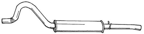 Rear Muffler (12644)