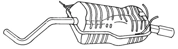 Rear Muffler (50690)