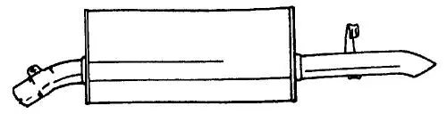 Rear Muffler (40639)