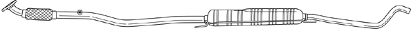 Centre Muffler (41405)