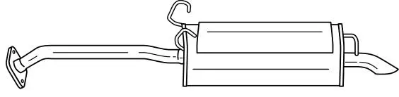 Rear Muffler (24607)