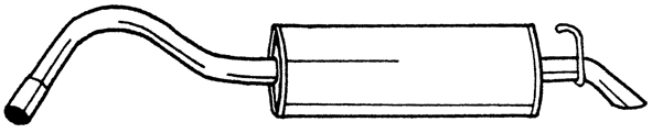 Rear Muffler (25661)