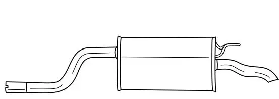 Rear Muffler (13656)