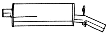 Rear Muffler (50634)