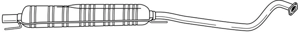 Centre Muffler (40468)