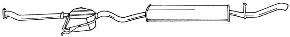 Rear Muffler (13606)
