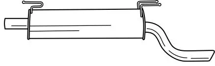 Rear Muffler (41622)