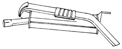 Rear Muffler (13633)