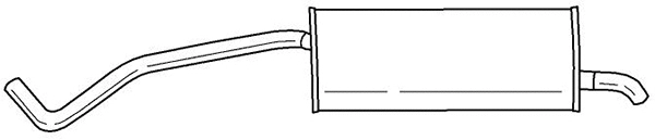 Rear Muffler (22651)