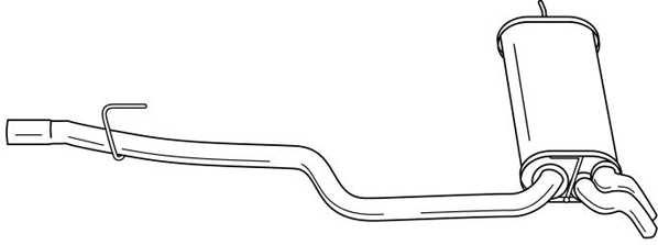 Rear Muffler (35665)