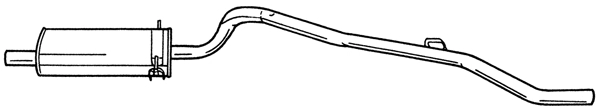 Rear Muffler (38616)