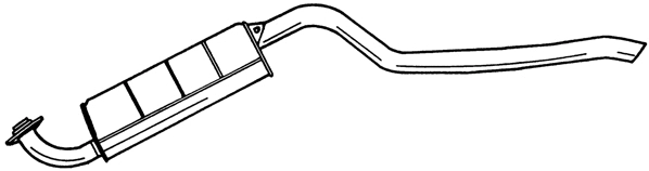 Rear Muffler (37601)